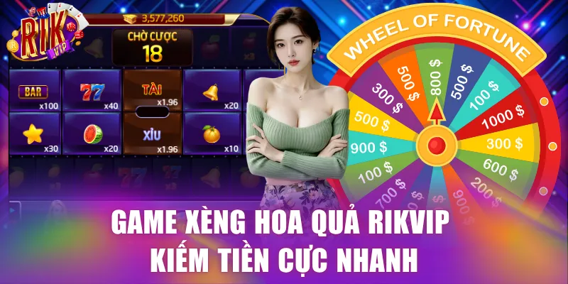Game Xèng Hoa Quả Rikvip kiếm tiền cực nhanh